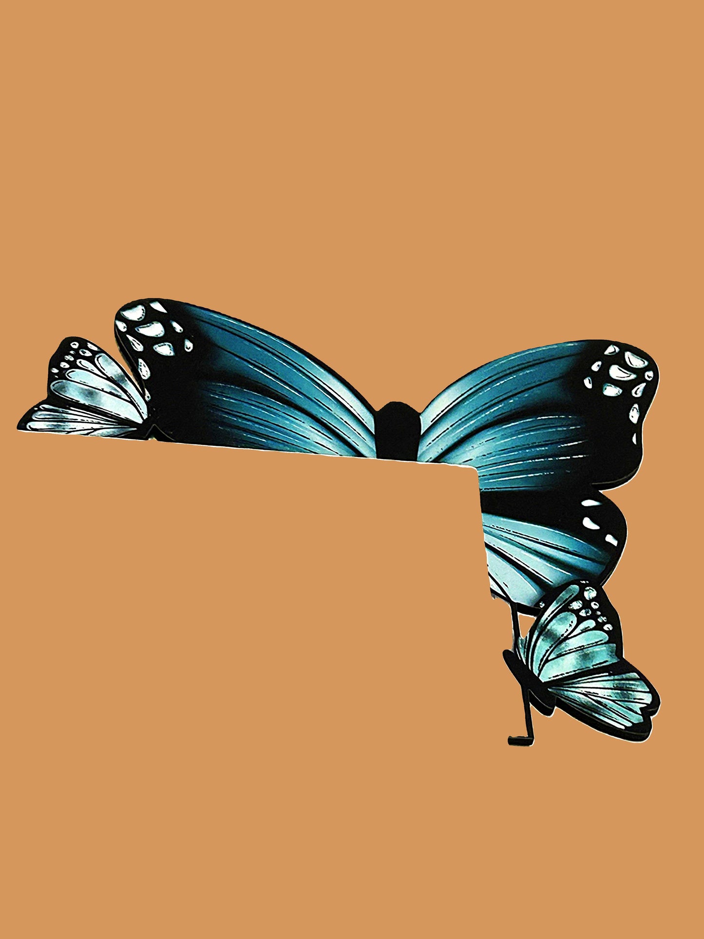 Butterfly Shaped Sublimated Corner Sitter