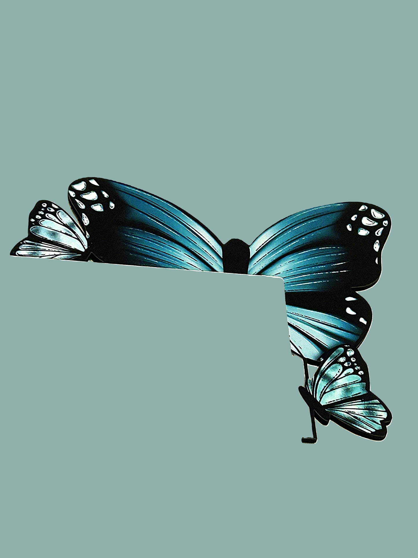 Butterfly Shaped Sublimated Corner Sitter