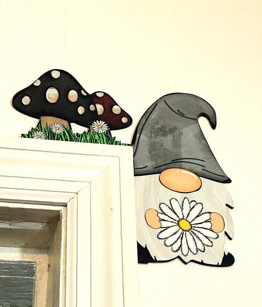 Gnome Shaped Sublimated Corner Sitter