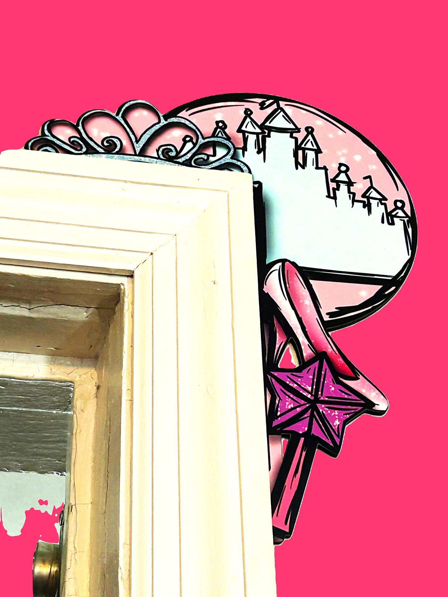 Princess Themed Sublimated Corner Sitter