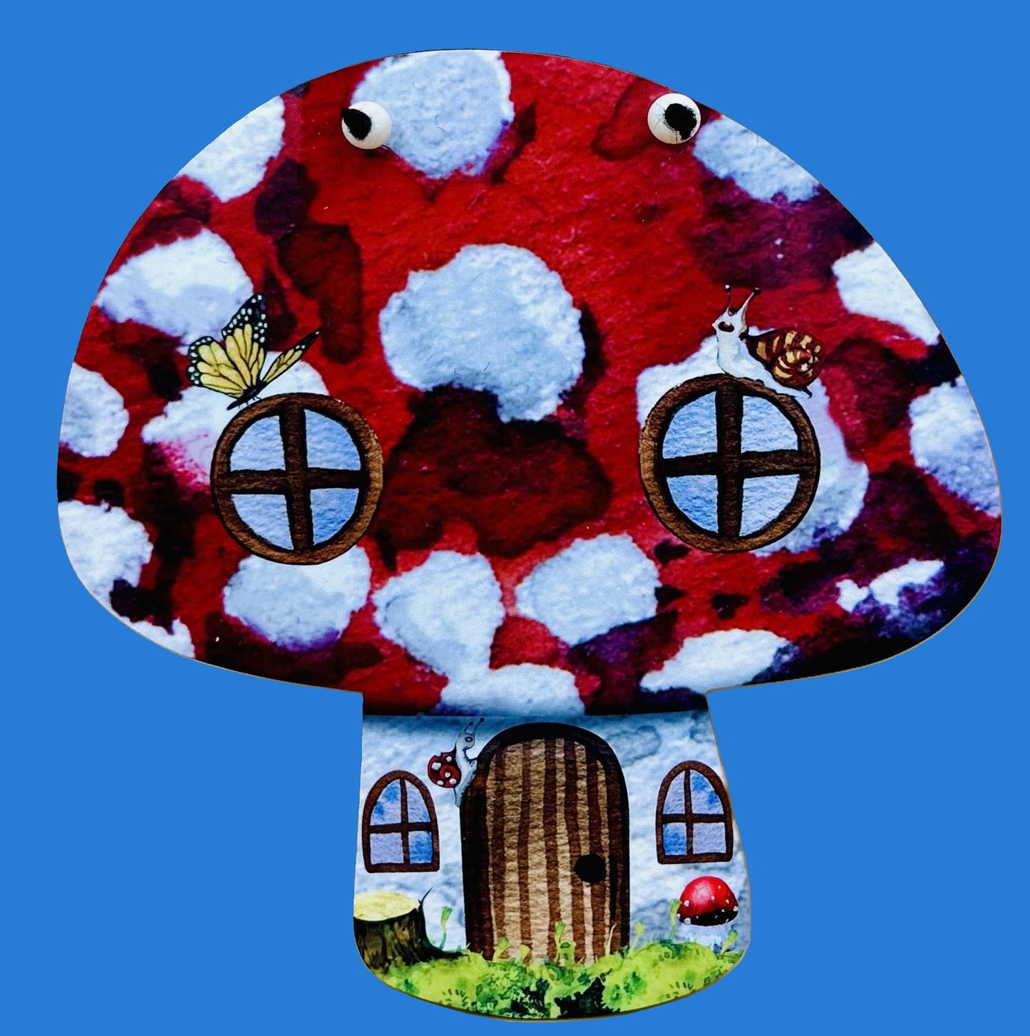 Mushroom Shaped Sublimated Door Hanger