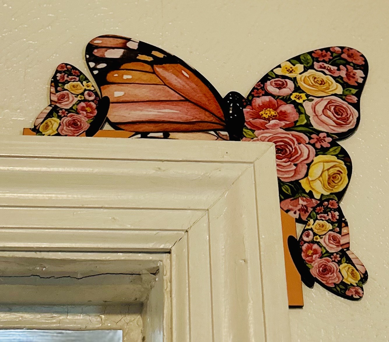 Butterfly Shaped Sublimated Corner Sitter