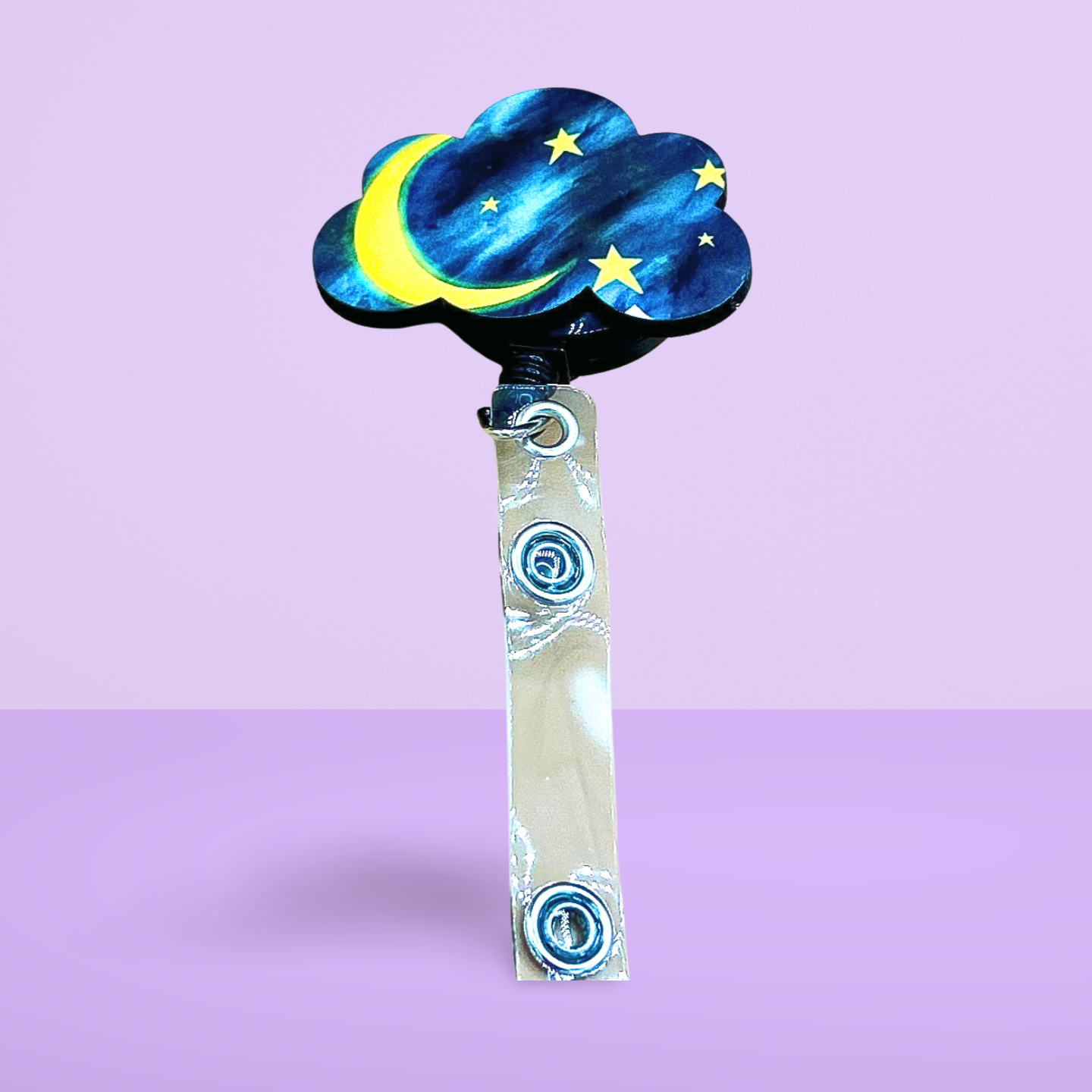 Cloud Shaped Sublimated Badge Reel