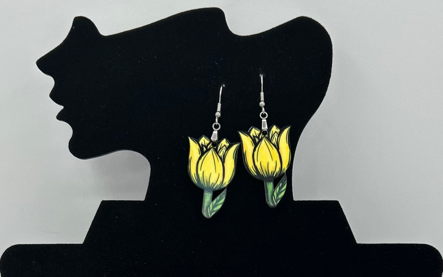 Tulip Shaped Sublimated Earrings