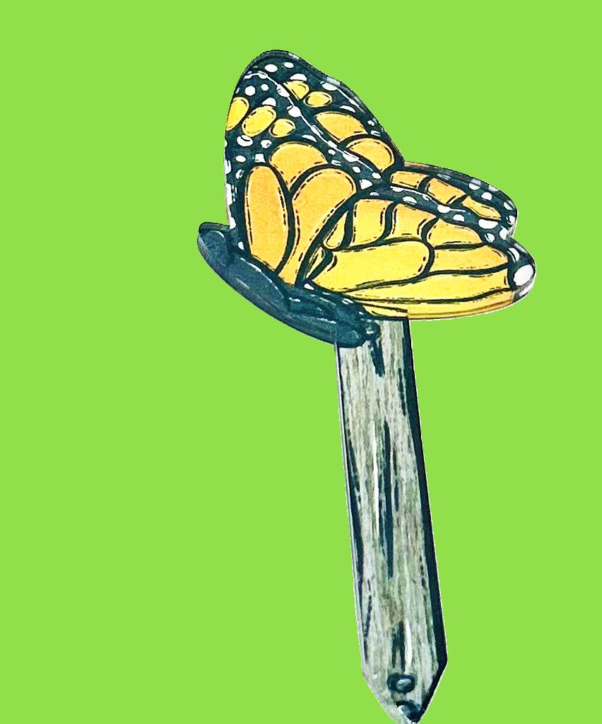 Acrylic Shaped Sublimated Garden Stake 4 inch