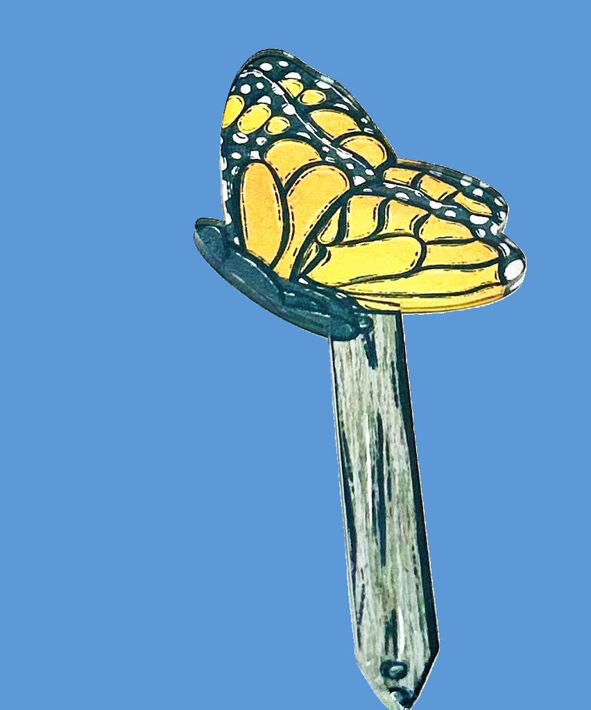 Acrylic Shaped Sublimated Garden Stake 4 inch