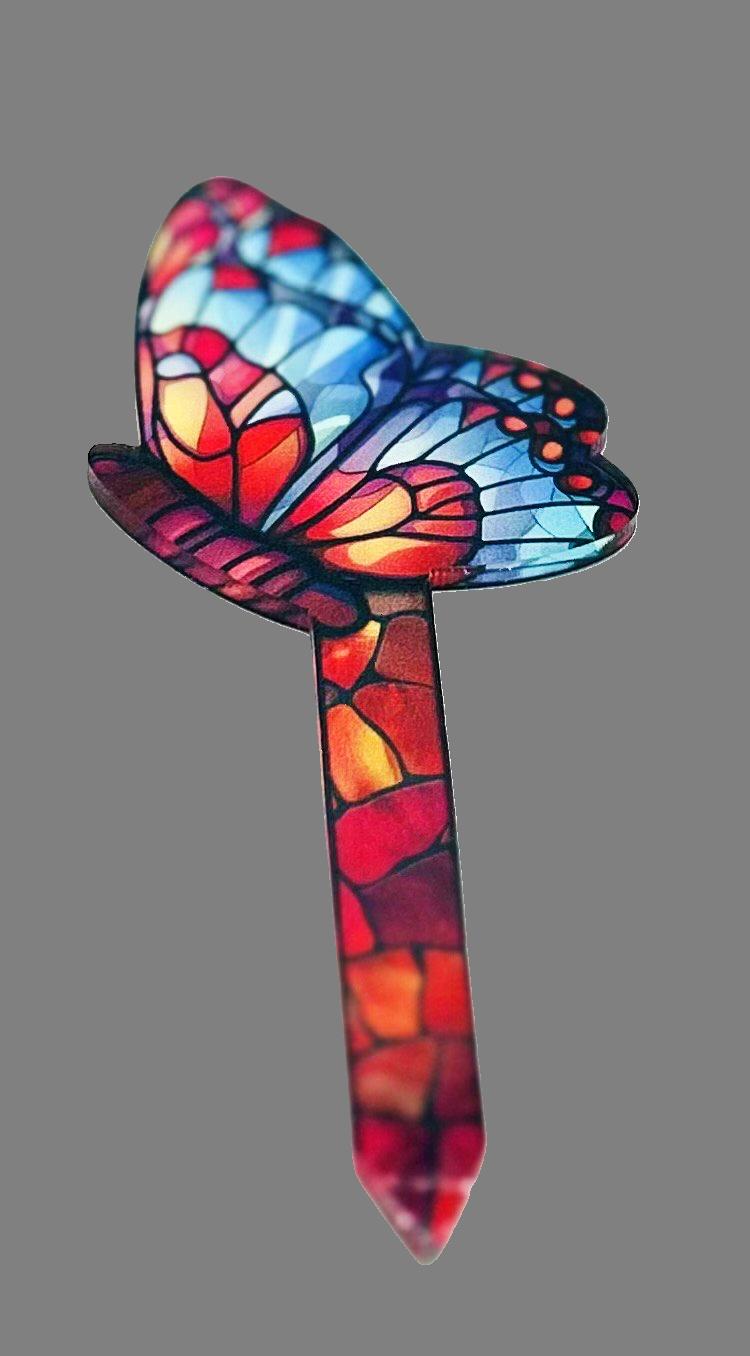 Acrylic Shaped Sublimated Garden Stake 4 inch