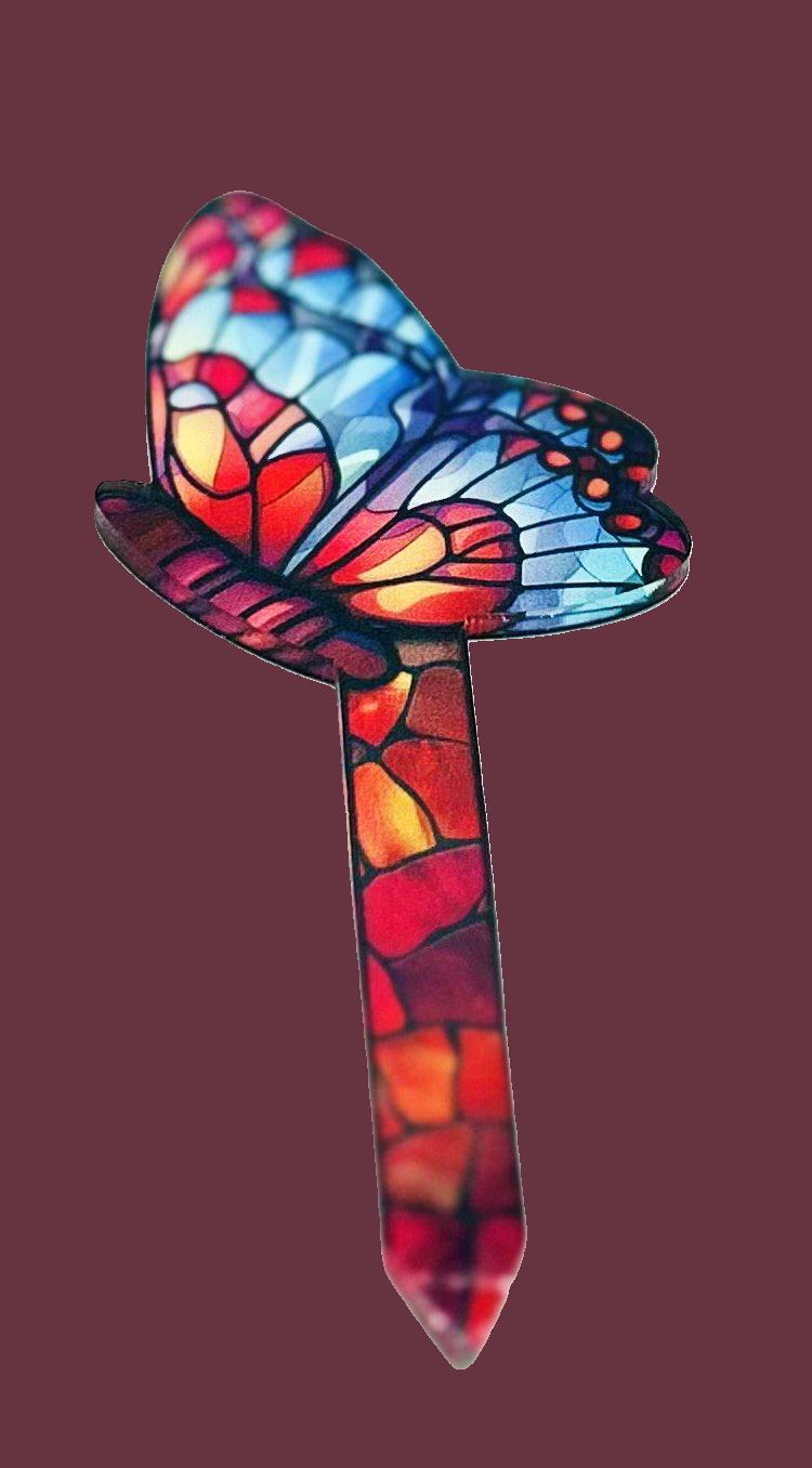 Acrylic Shaped Sublimated Garden Stake 4 inch