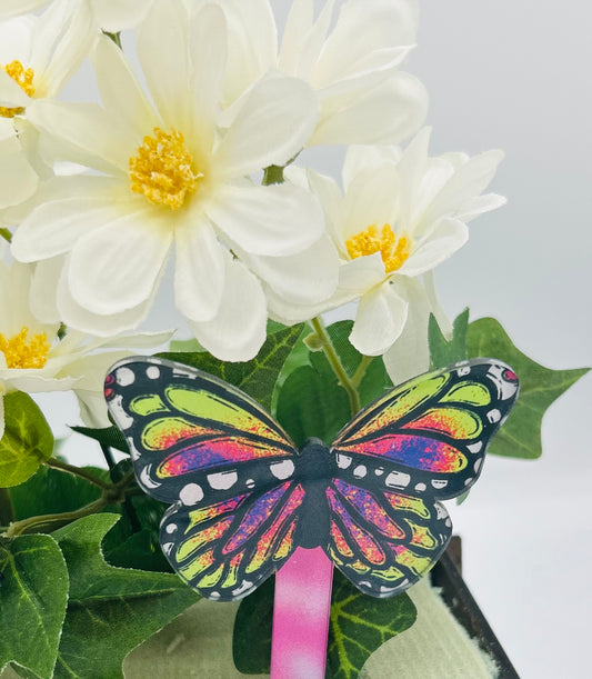 Acrylic Shaped Sublimated Garden Stake 4 inch