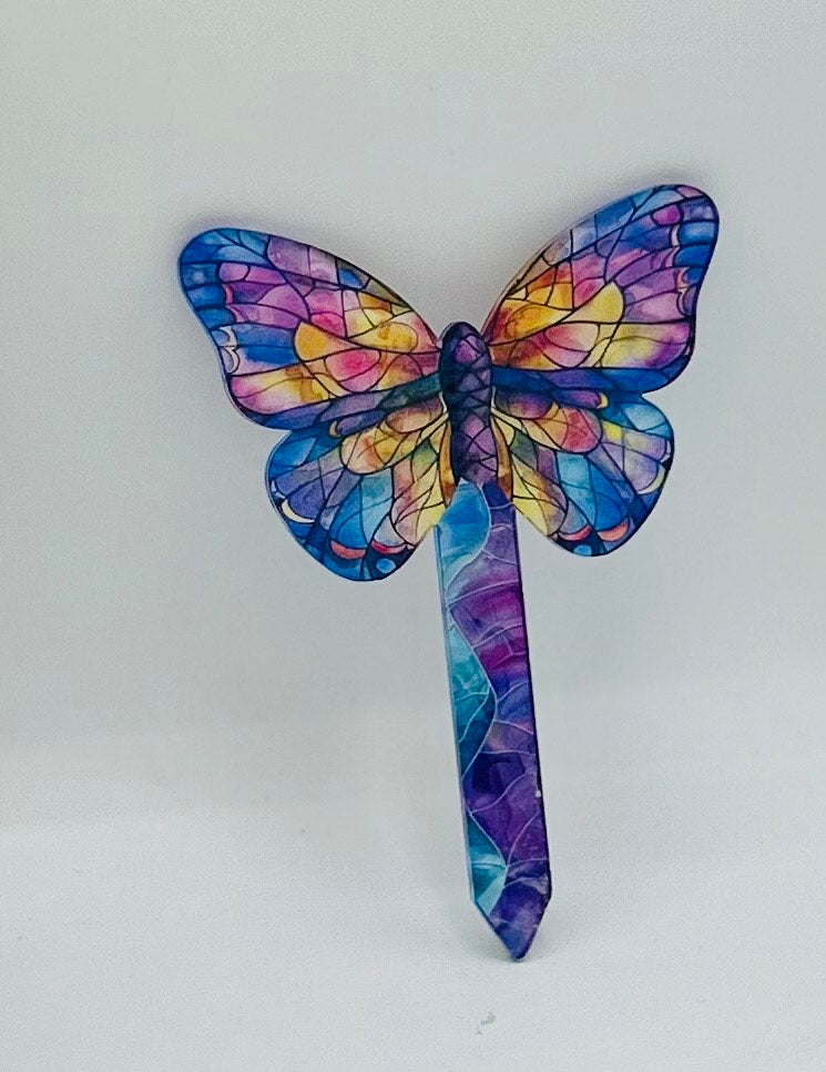 Acrylic Shaped Sublimated Garden Stake 4 inch