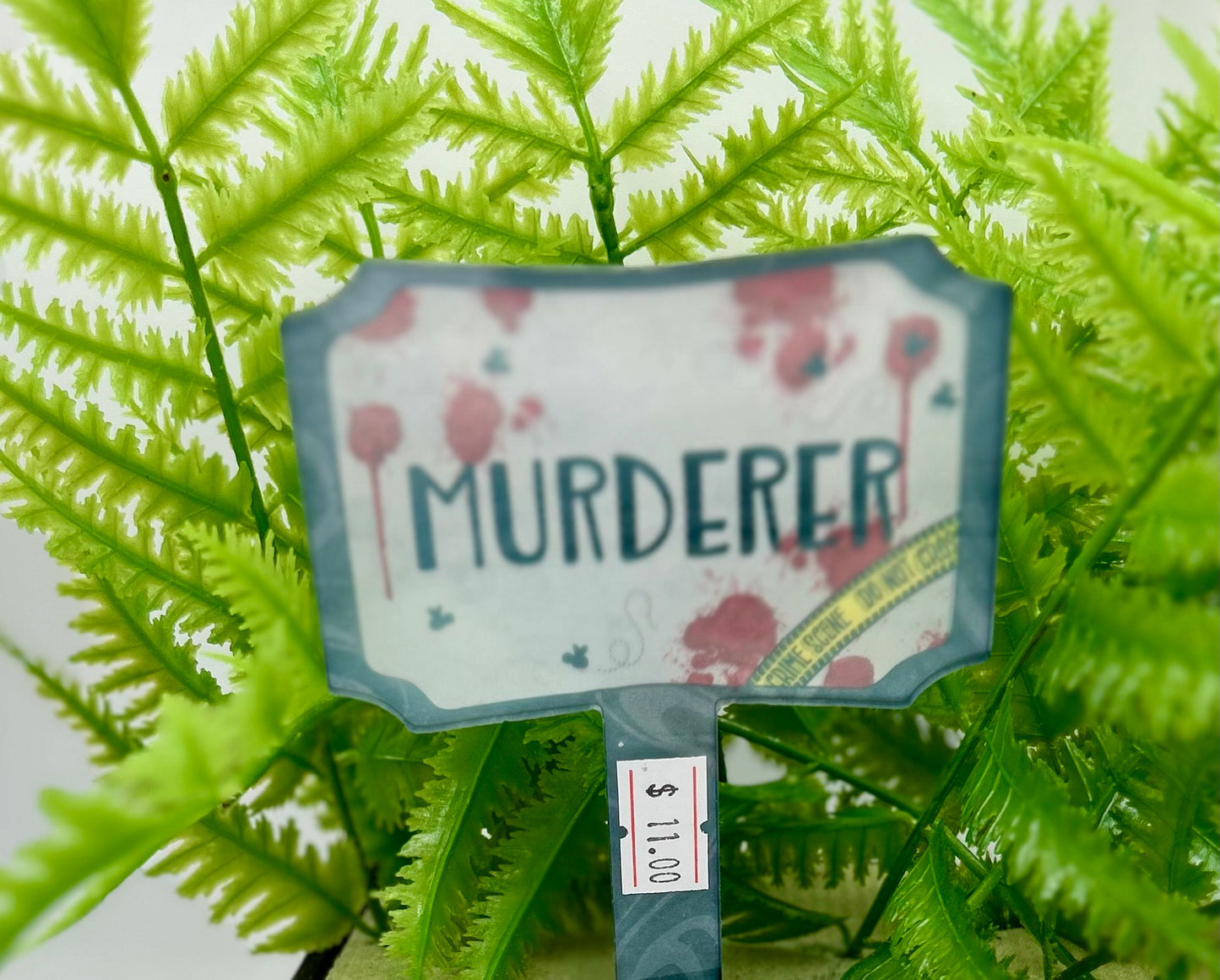 Acrylic Rectangle Shaped Sublimated Garden Stake