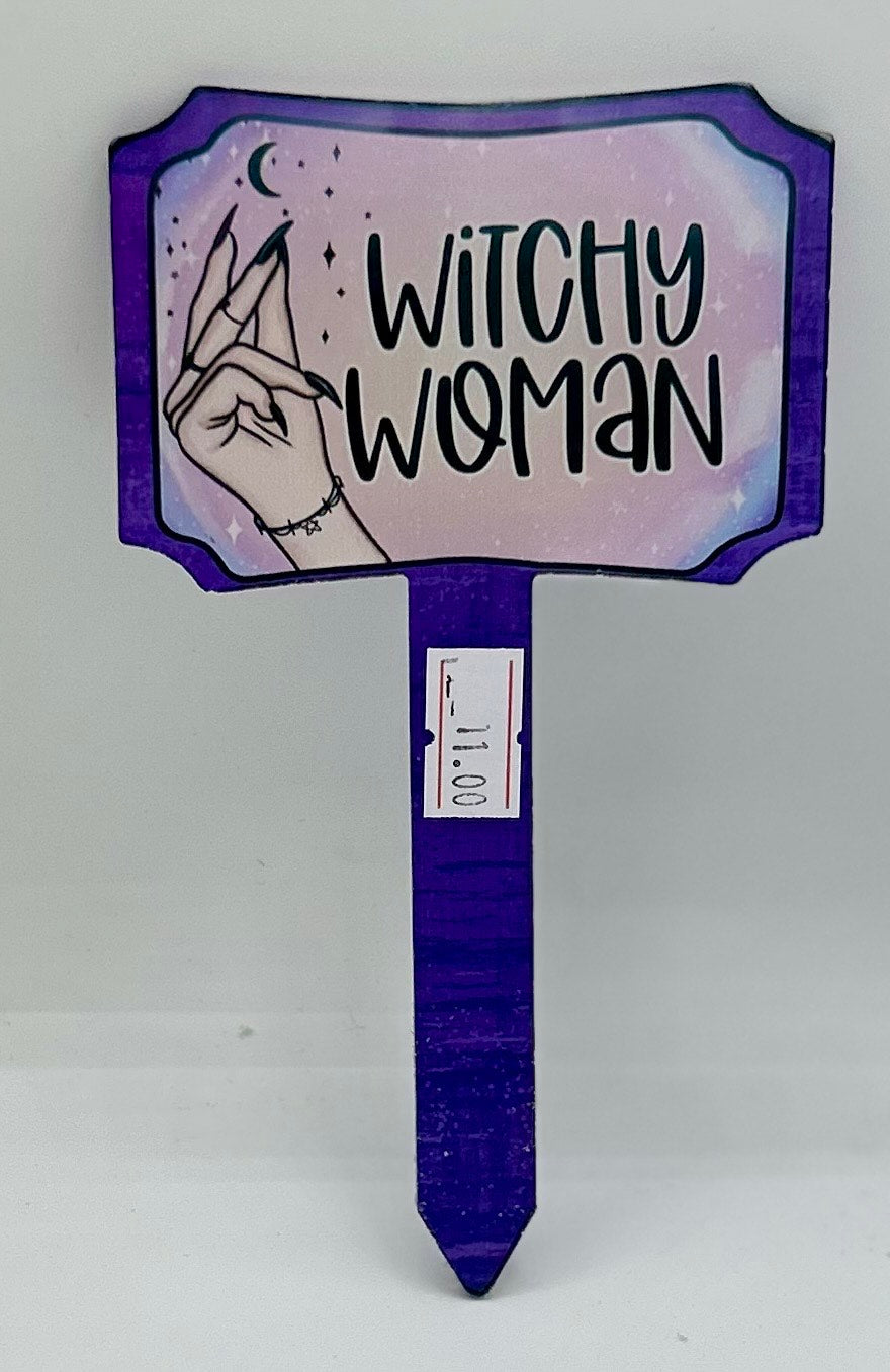 Acrylic Rectangle Shaped Sublimated Garden Stake