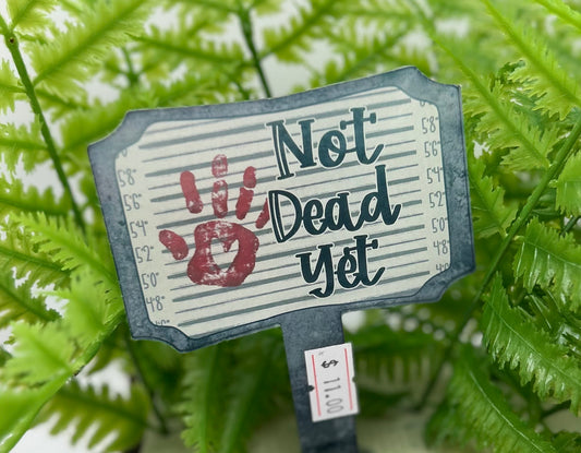 Acrylic Rectangle Shaped Sublimated Garden Stake