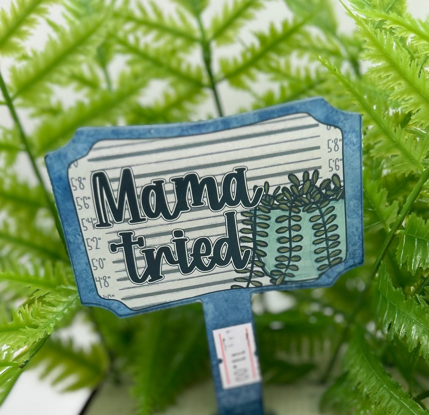 Acrylic Rectangle Shaped Sublimated Garden Stake