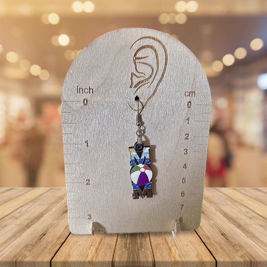 Mom Shaped Sublimated Earrings 1.5 inch