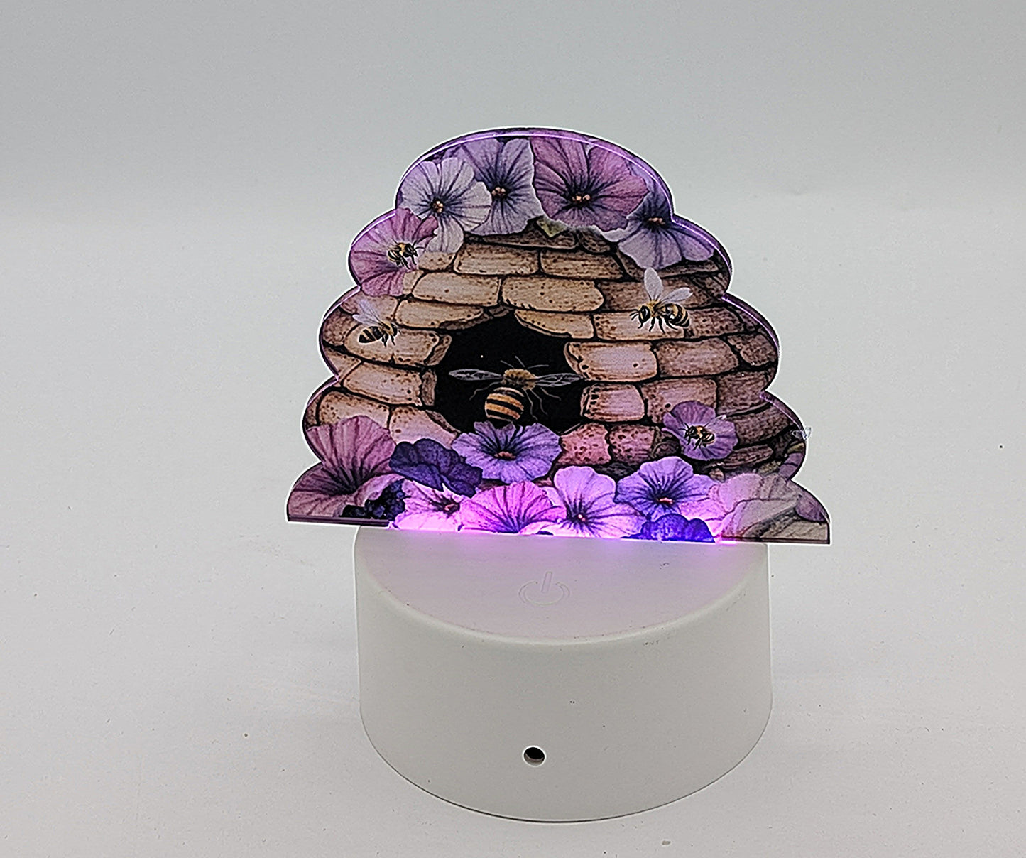 Acrylic Bee Hive Shaped Sublimated Light