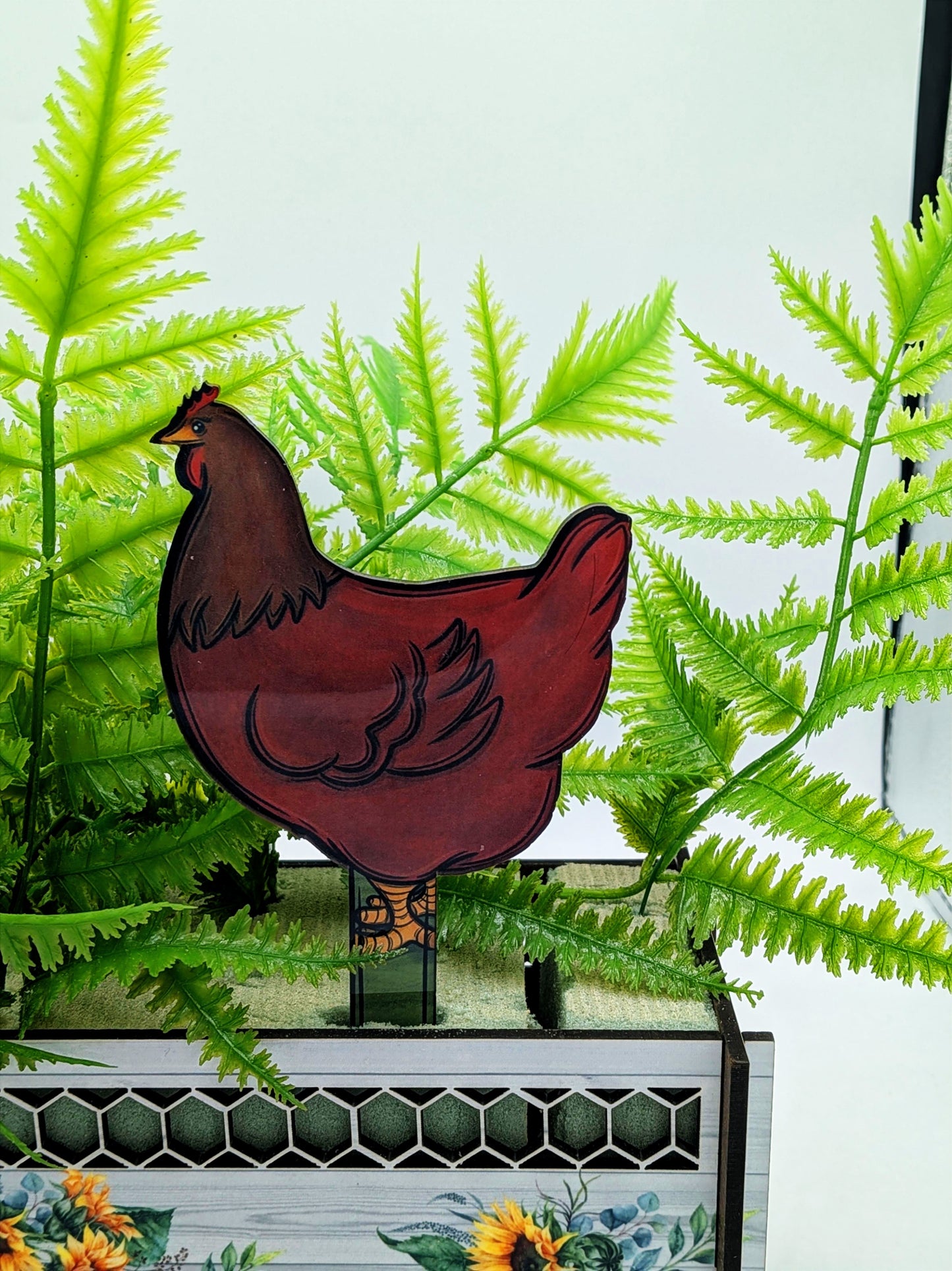 Acrylic Shaped Sublimated Garden Stake