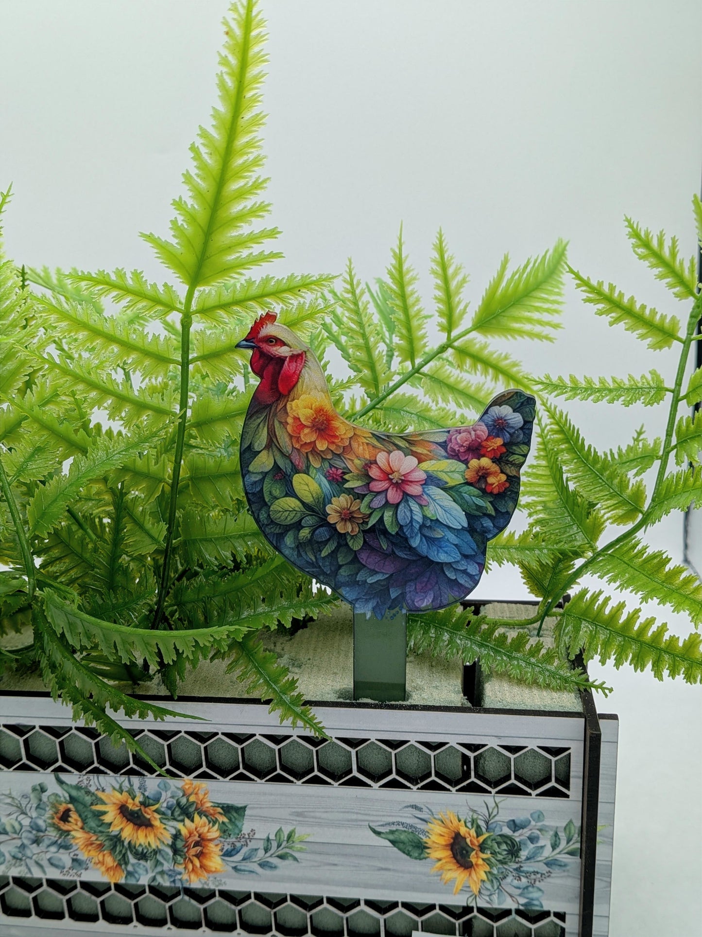 Acrylic Shaped Sublimated Garden Stake