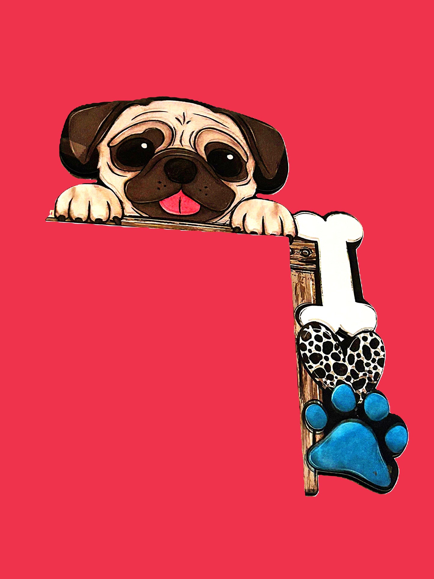 Dog Themed Sublimated Corner Sitter