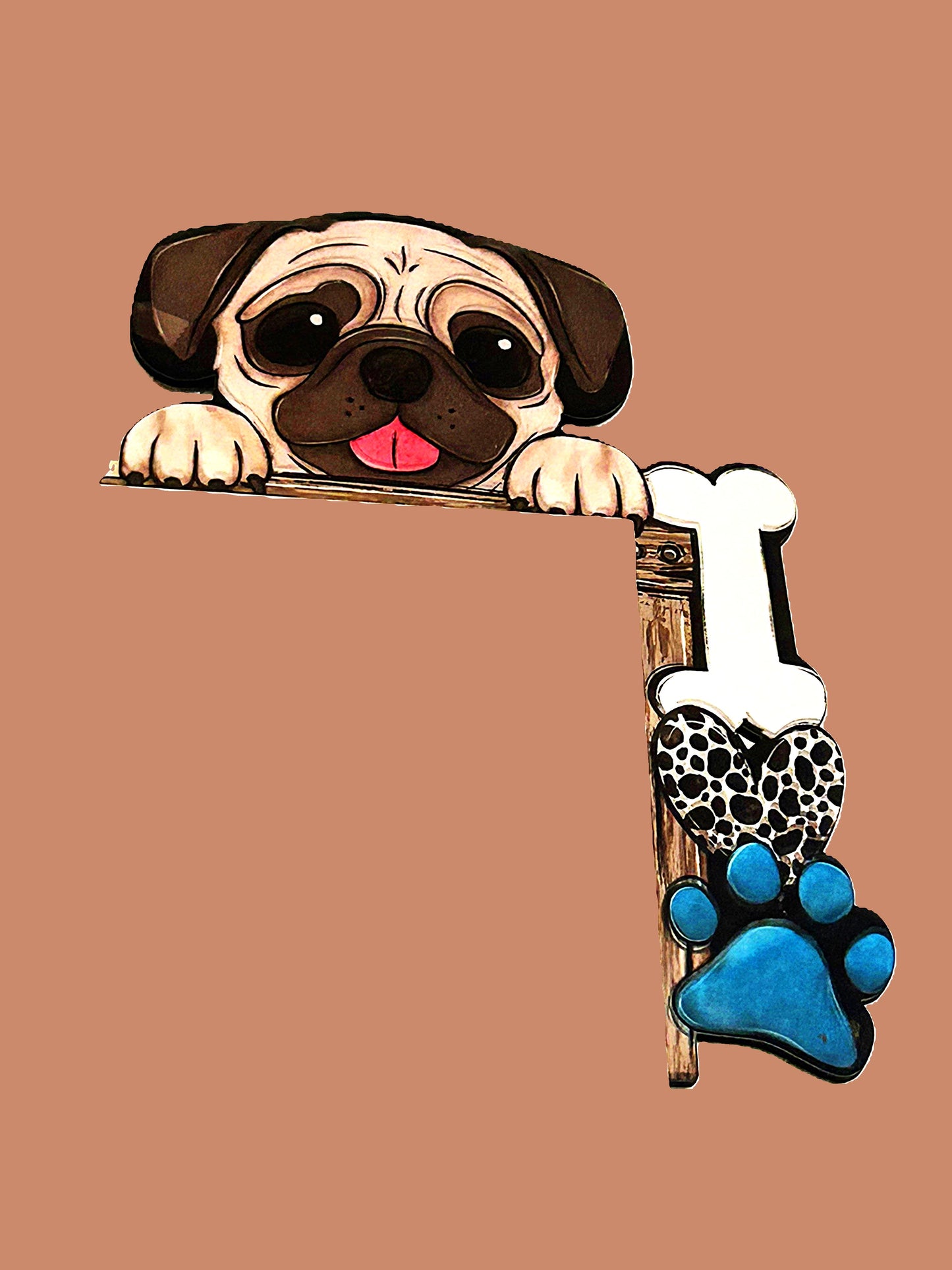 Dog Themed Sublimated Corner Sitter