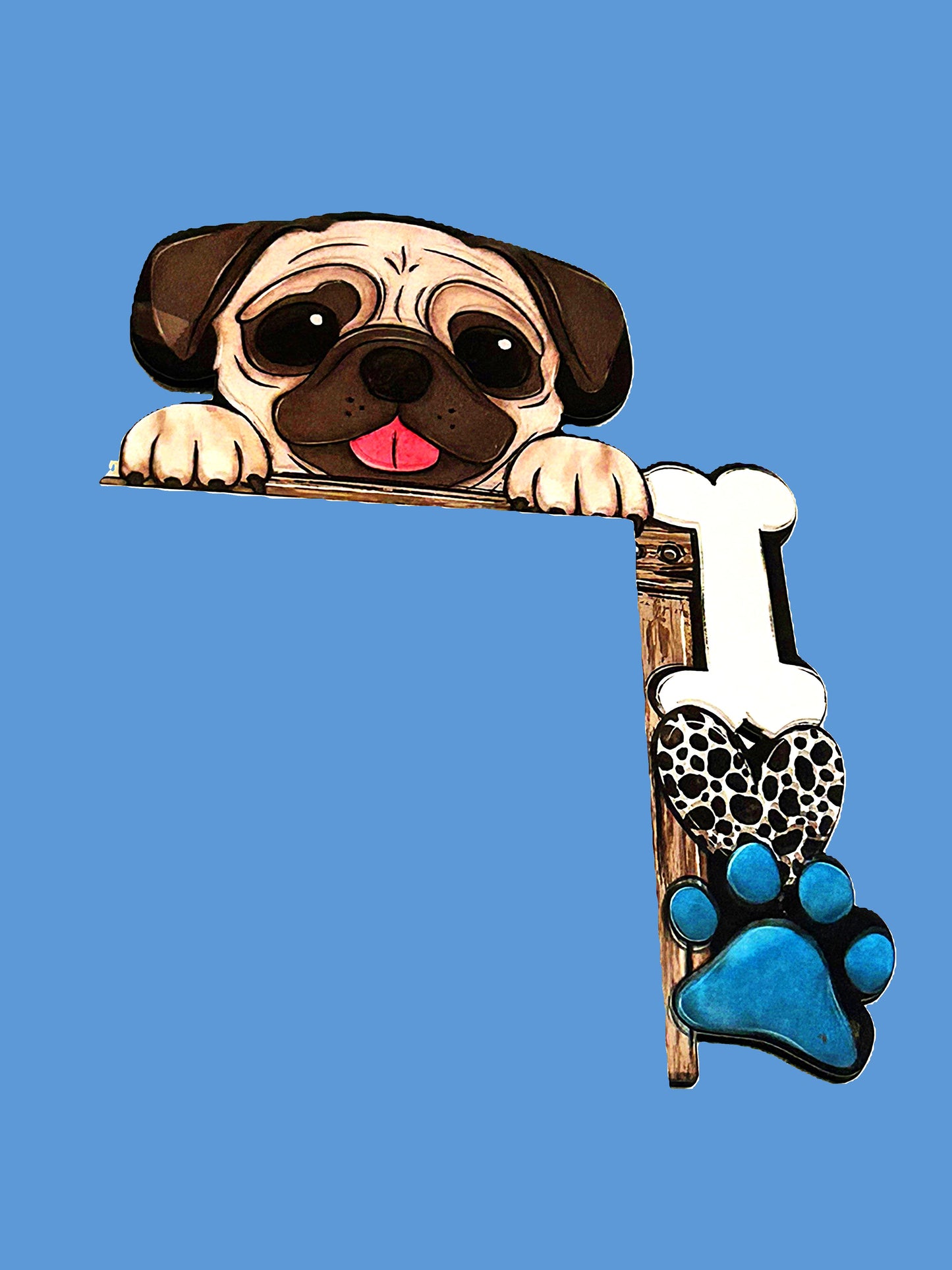 Dog Themed Sublimated Corner Sitter