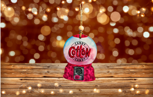 Snowglobe Shaped Sublimated Ornament