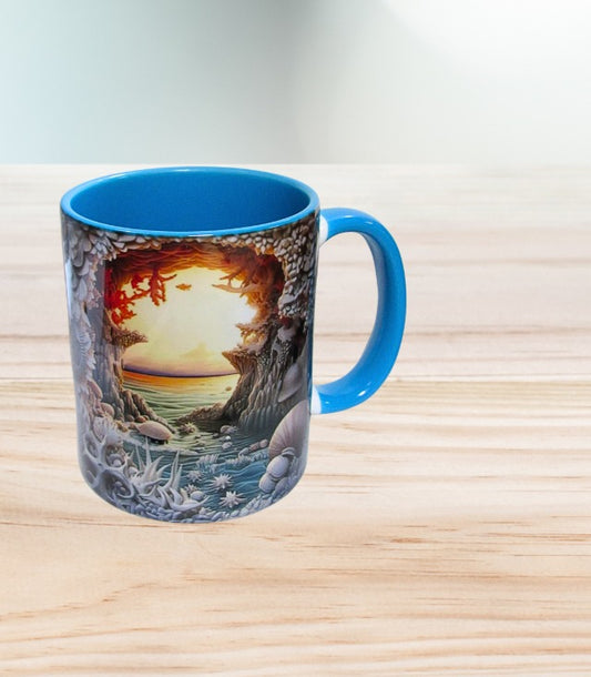 12 oz. Colored Mug Sublimated