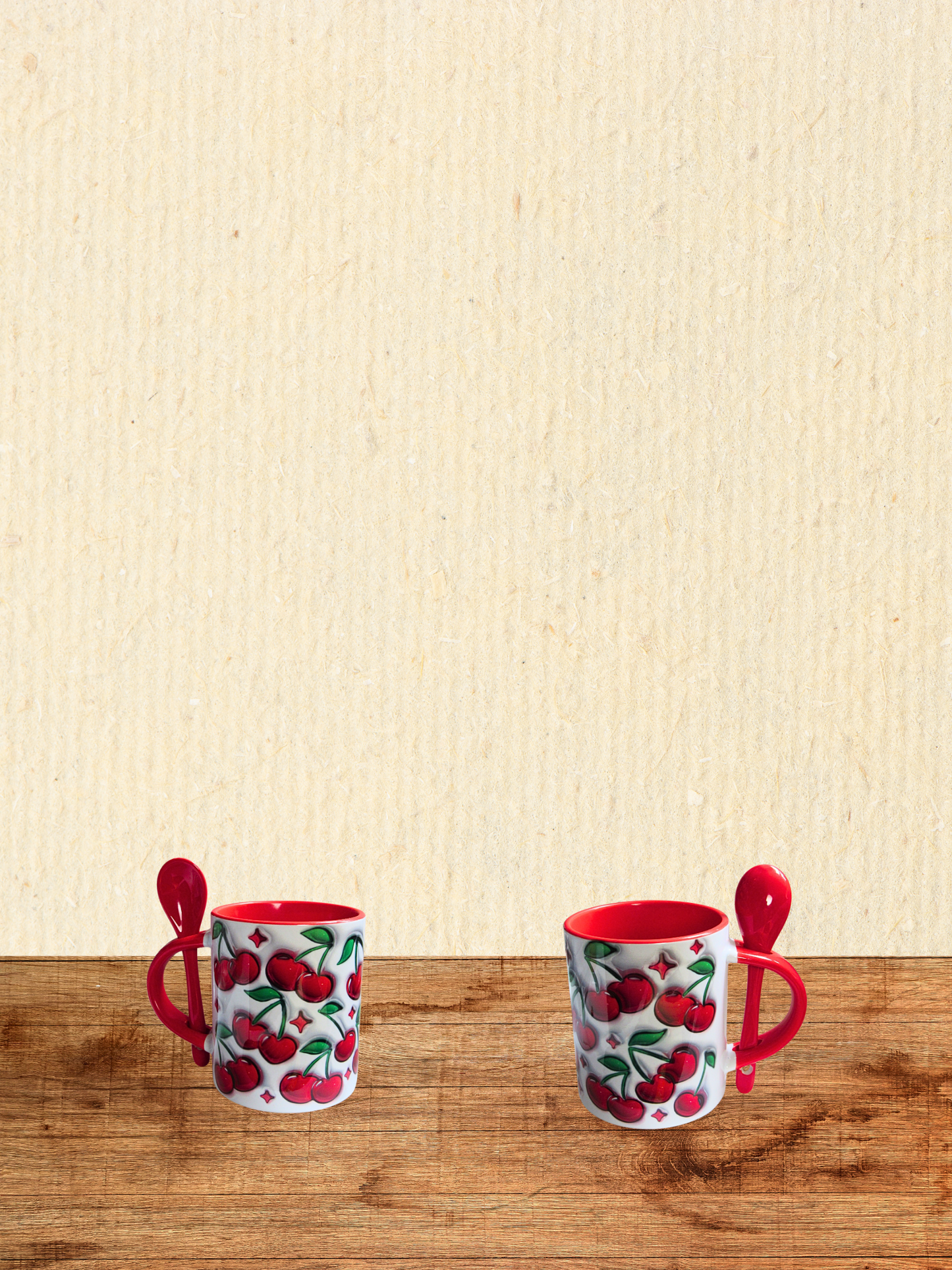 11 oz. Colored Sublimated Mug with Spoon