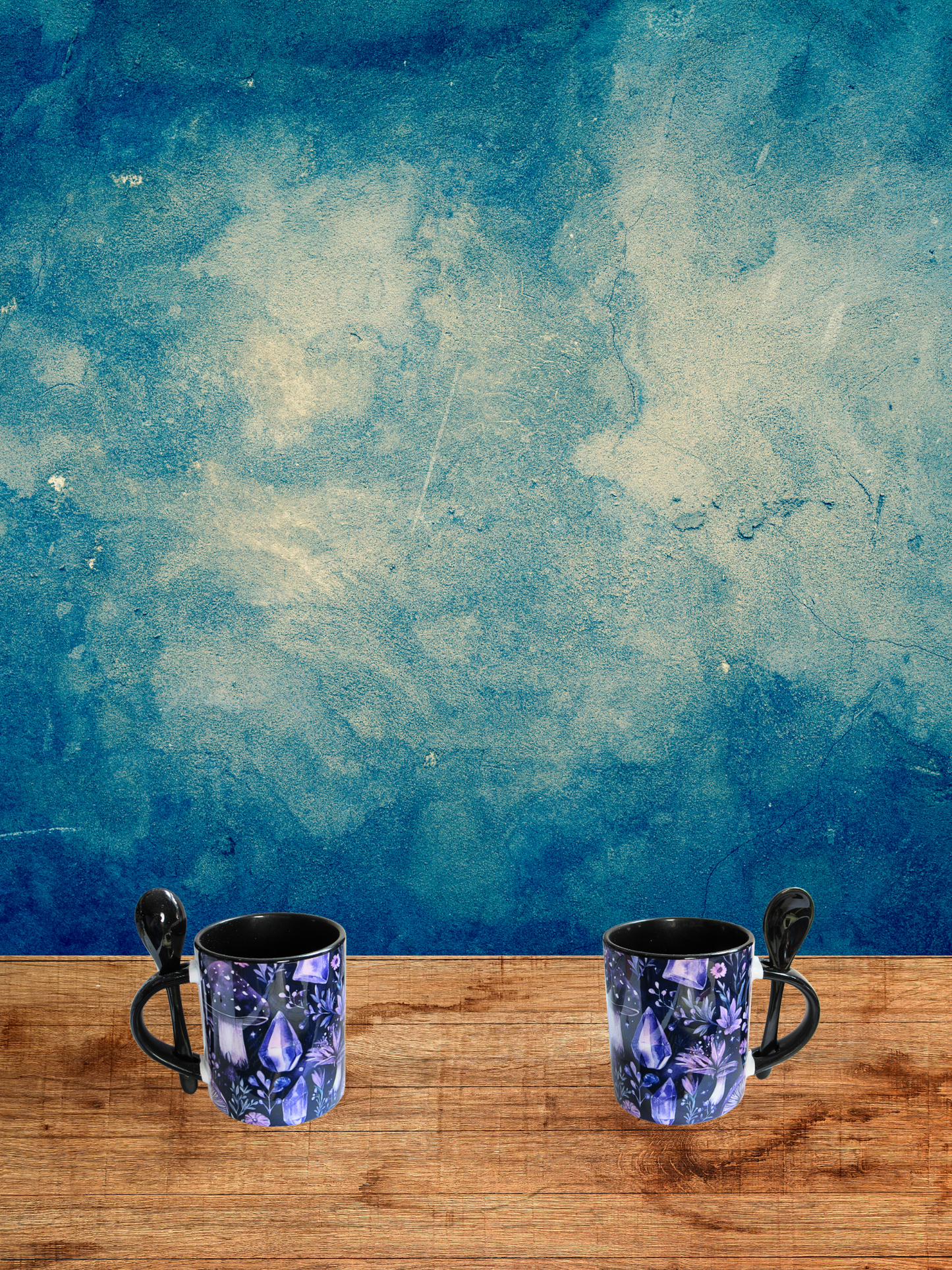 11 oz. Colored Sublimated Mug with Spoon