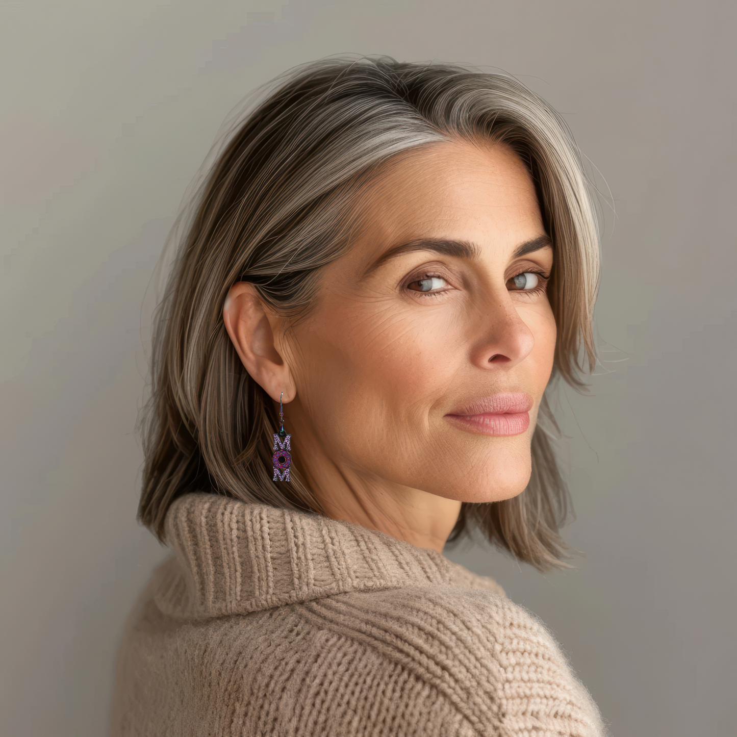 Mom Shaped Sublimated Earrings 1.5 inch