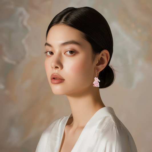Bunny Shaped Sublimated Earrings