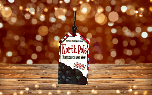 Tag Shaped Sublimated Ornament