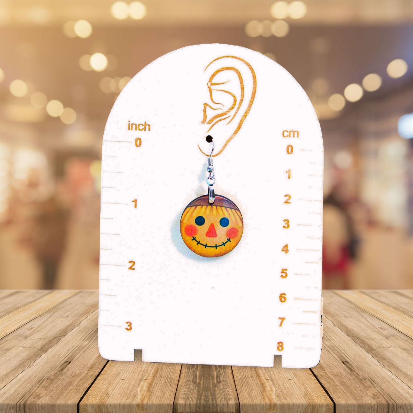 Round Shaped Sublimated 1 inch Earrings