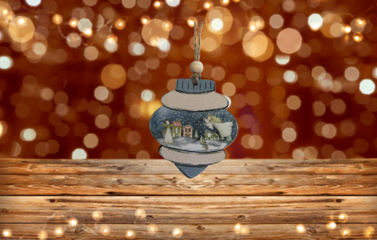 Vintage Shaped Sublimated Ornament