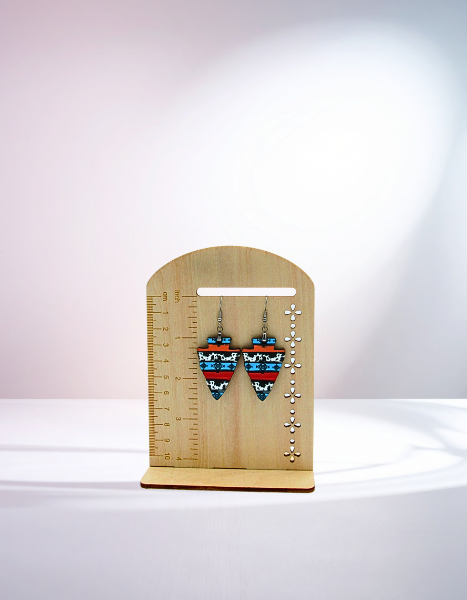 MDF-Arrow Head Shaped Sublimated Earrings 1.5 inch