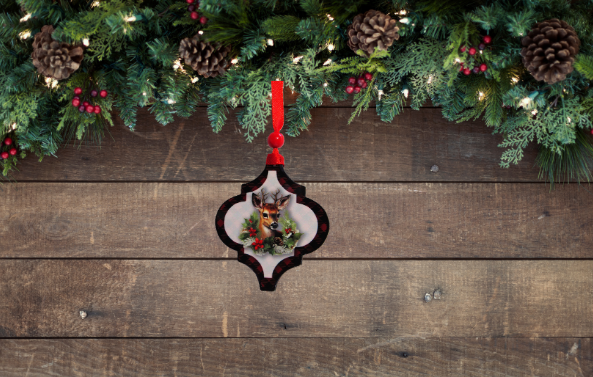 Arabesque Shaped Sublimated Ornament