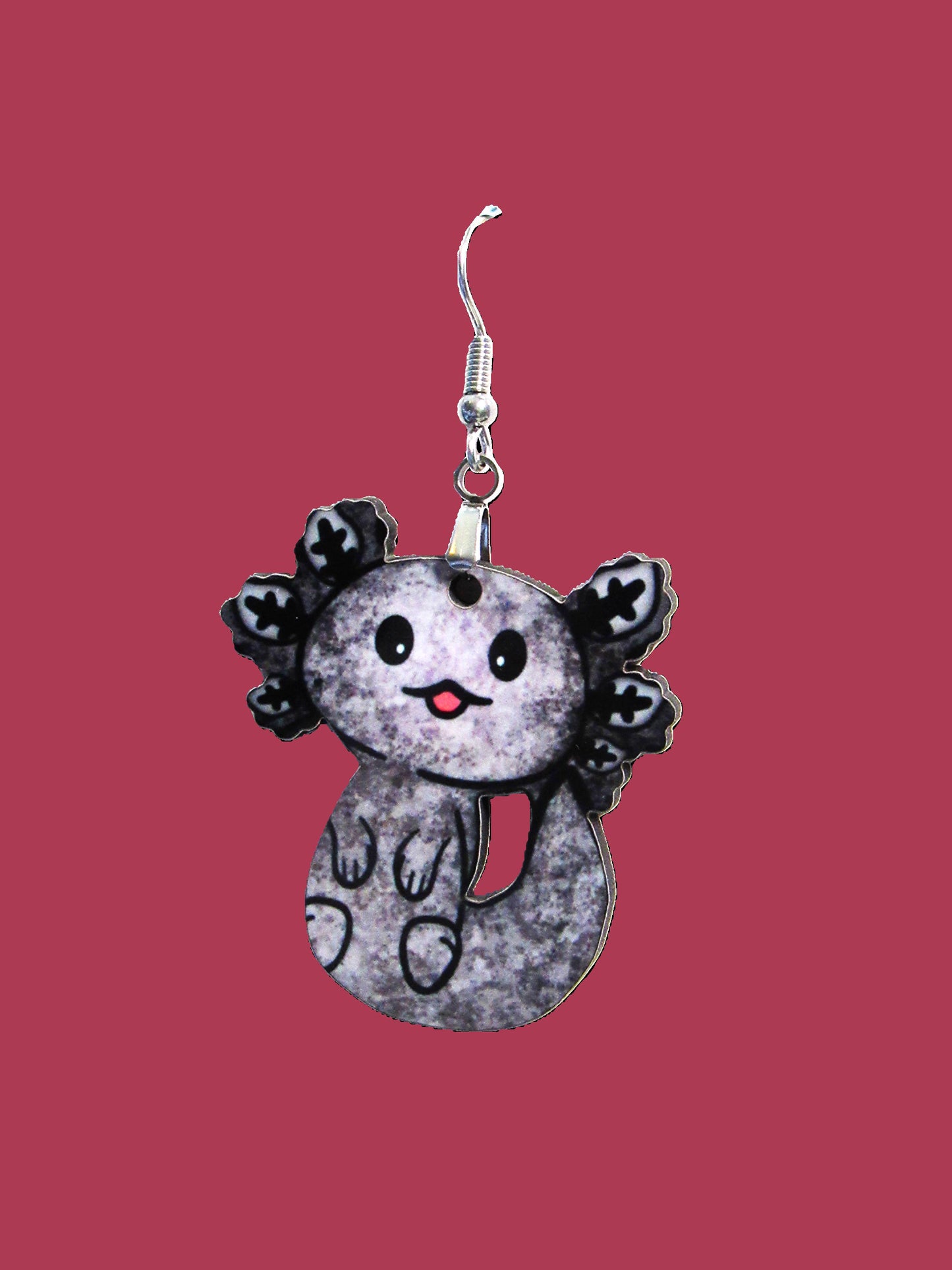 Axoloti Shaped Sublimated Earrings