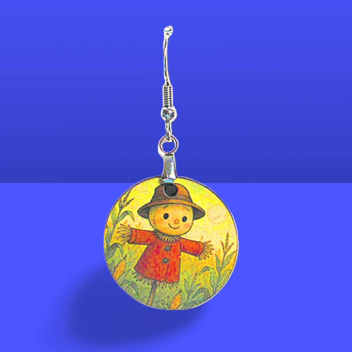 Round Shaped Sublimated 1 inch Earrings