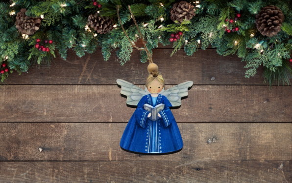 MDF- Angel Shaped Sublimated Ornament
