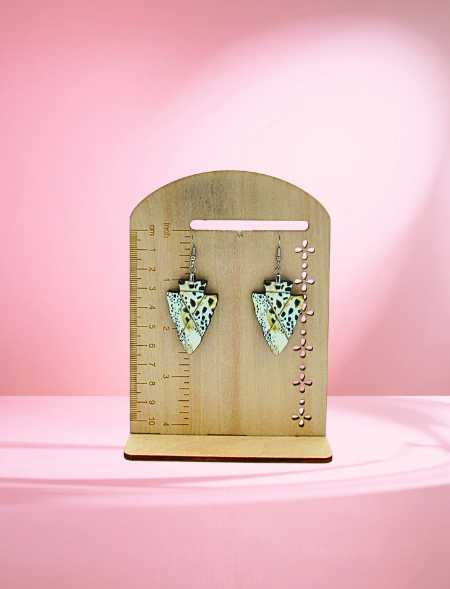 MDF-Arrow Head Shaped Sublimated Earrings 1.5 inch