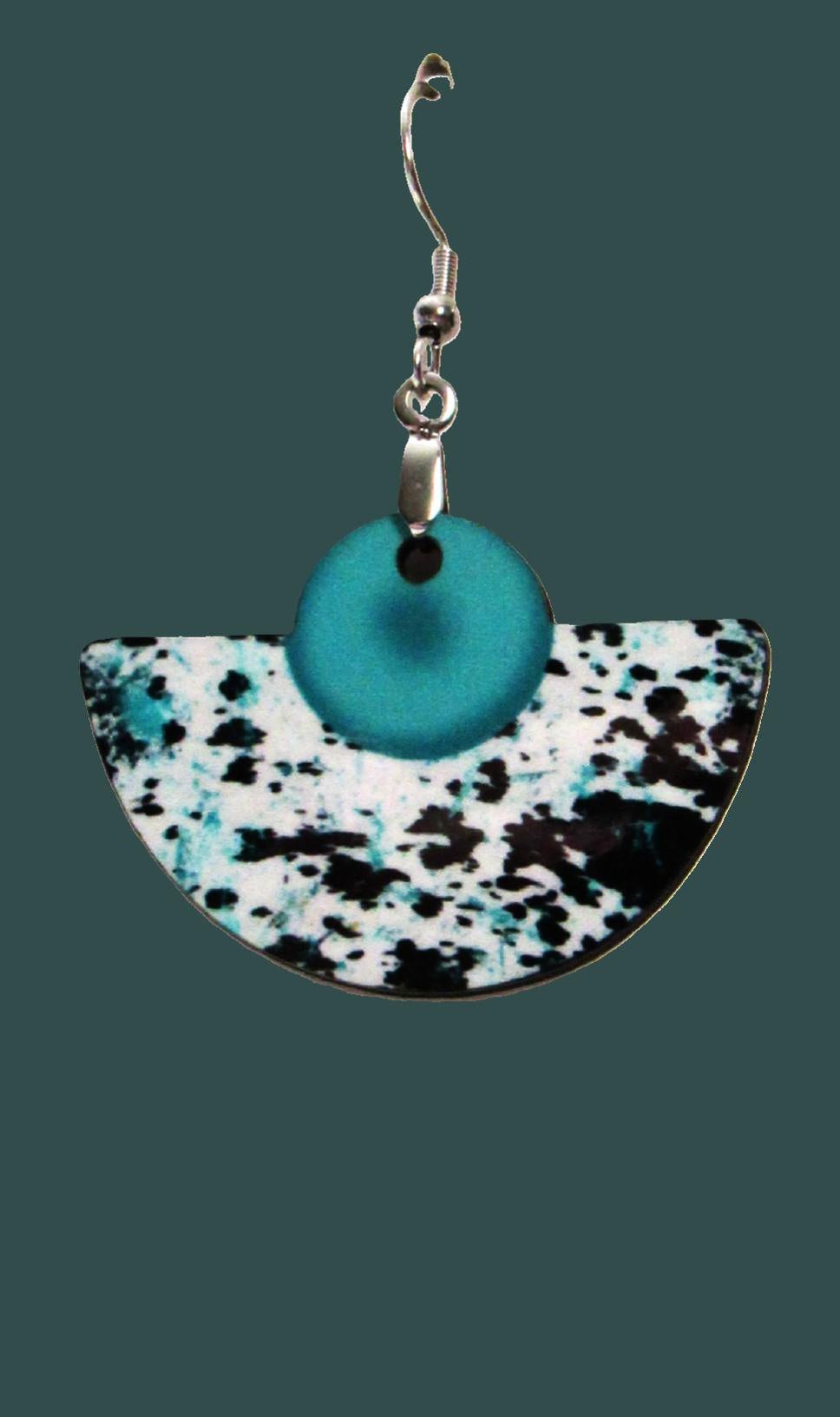 Boho Rounded Sublimated  Earring