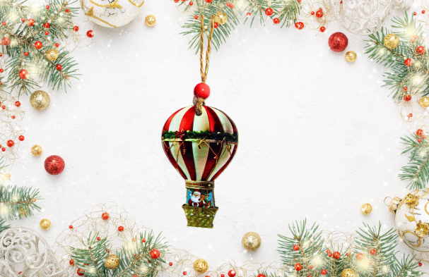 Balloon Shaped Sublimated Ornament