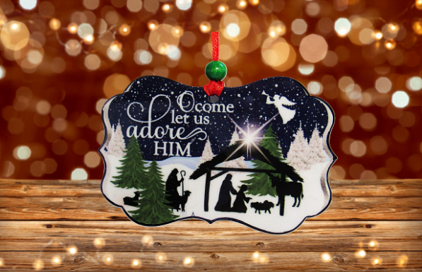 Benelux Shaped Sublimated Ornament