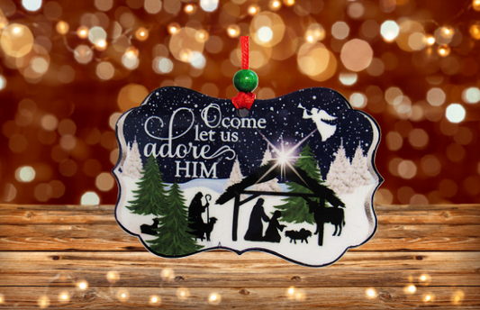 Benelux Shaped Sublimated Ornament