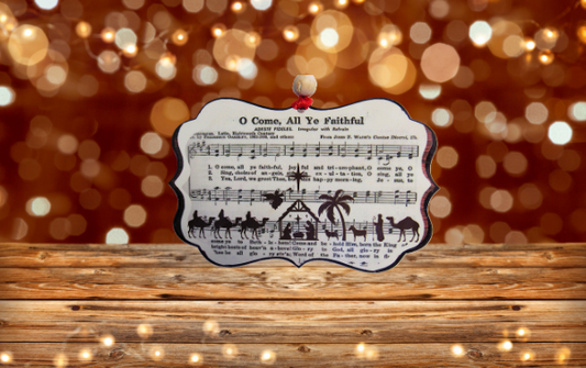 Benelux Shaped Sublimated Ornament