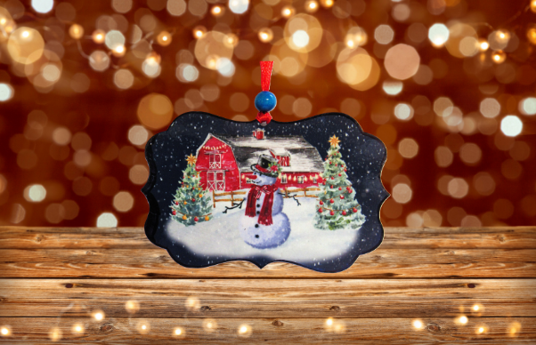 Benelux Shaped Sublimated Ornament