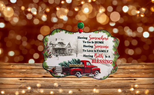 Benelux Shaped Sublimated Ornament