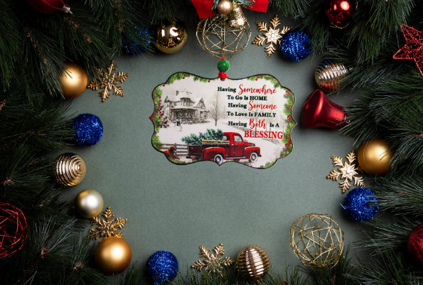 Benelux Shaped Sublimated Ornament