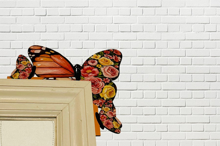 Butterfly Shaped Sublimated Corner Sitter