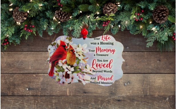 Benelux Shaped Sublimated Ornament